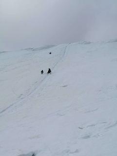 Elle and Izzy coming down