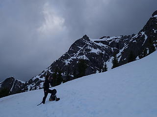 Back on the lower ridge near the 6200 foot bench