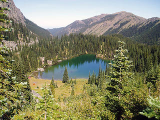 silver lake from ridge