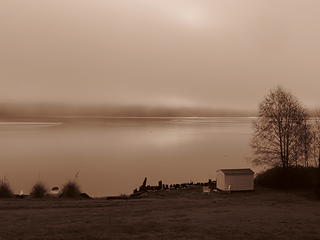 South Puget Sound misty view