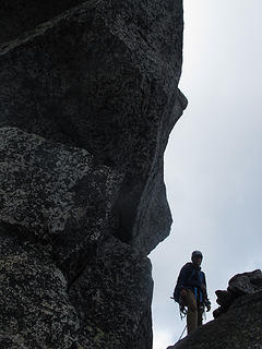 John below the Balanced Rock