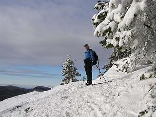 Jim K on Oyster Dome overlook