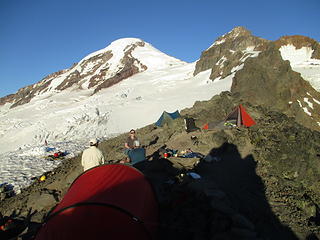 Heliotrope Ridge camp