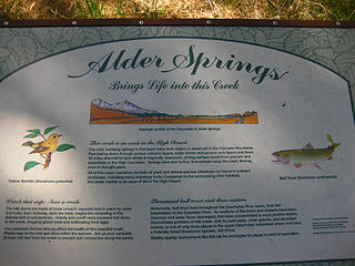 Alder springs info