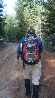 Up the DIRT road with training weight