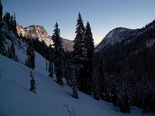 On the way down from Snow Lake