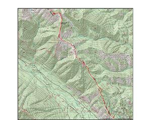 Midnight and Three AM Mountains via Canyon Creek Ridge