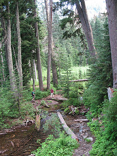 Creek crossing in Commonwealth Basin.