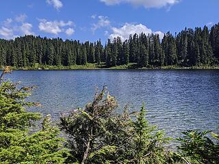 Arriving at Upper Falls Lake