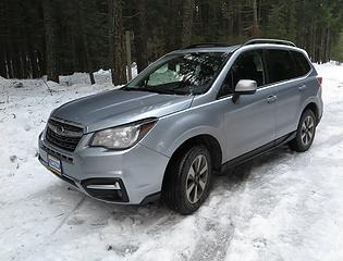 My new Forester at its second trailhead ever
