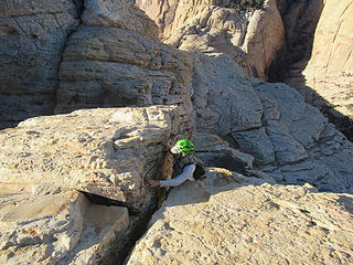 Adam on the crux