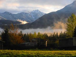 Gold mist on Stickney