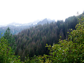 Looking south from trailhead