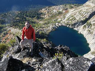 Dagger & Stiletto Lakes from Switchblade summit