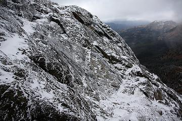 West face of the south ridge