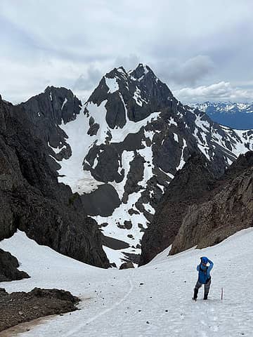 Down the gully (Chris's photo)