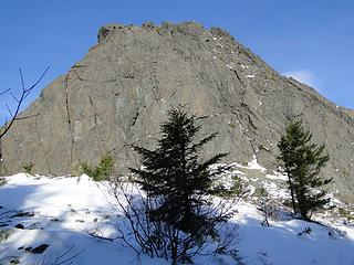 Haystack from Si basin arrival area.