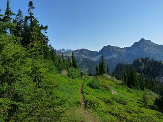 From Ridge above Lillian looking east to HiBox