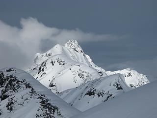 Mt. Sefrit frolicks with the clouds