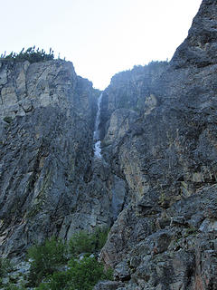 awesome waterfall spilling off the Mary Green