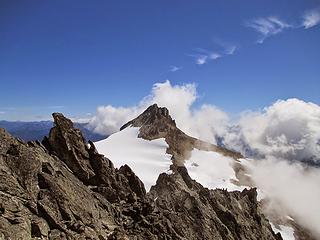 looking back to Snowfield