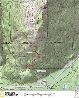 North Mountain Trip Map