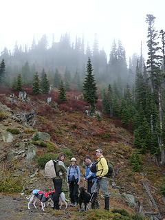 At the "trailhead" for the Duck