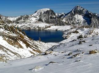 Upper Ice Lake & Spectacle Buttes