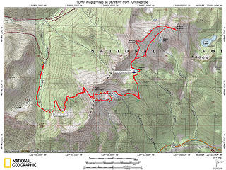 A very long route of almost 16 miles round trip and 7800' elevation gain