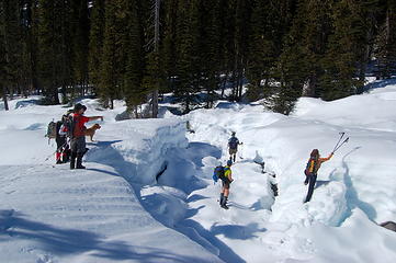 Crossing Rocky Creek