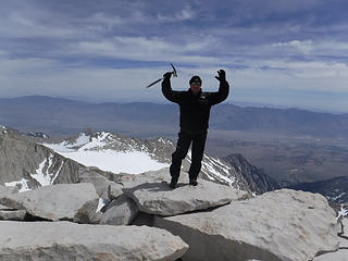 Stu on Mount Whitney summit