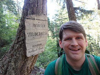 Nice wilderness area (& sign)
