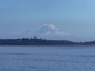 Rainier on the ferry ride back