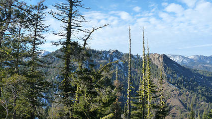 Looking to the north from Iron