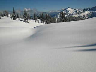 Undulations in snow