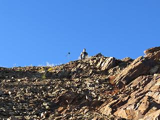 On the summit of South Creek Butte 7700'