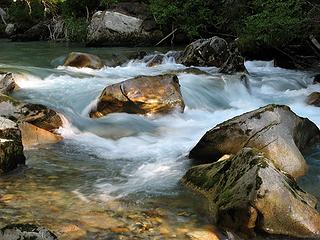 Little Beaver Creek flowing past our camp