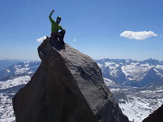 Steven atop Thunderbolt