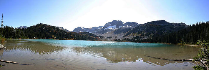 Lyman Lake Pano with Chiwawa Mt beyond