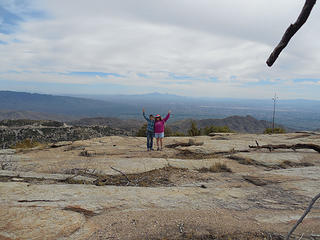 My sis & I @ 2nd overlook