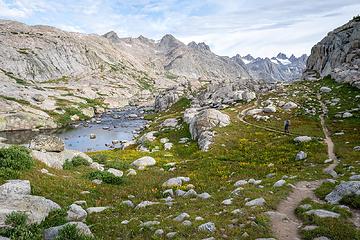 entering Titcomb Basin