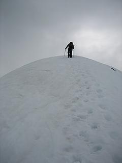 Approaching Dome's summit