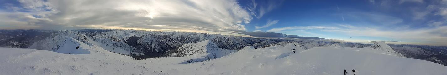 Panorama from West Craggy