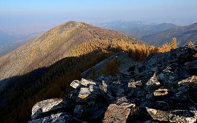 Looking east to Scaffold Ridge