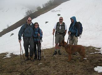 Group shot at our high point