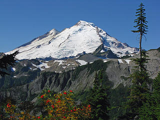 Mt Baker view from Huntoon Ridge trail