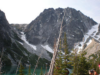 Colchuck and Aasgard pass almost completely melted out