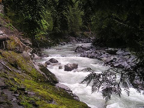 Stillaguamish River from trail