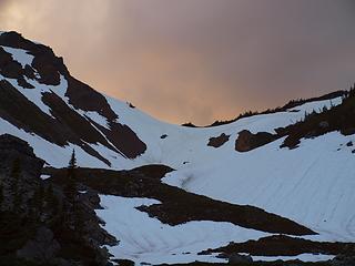 saddle above yang yang lakes