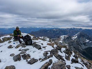 Jake on the summit of Maude